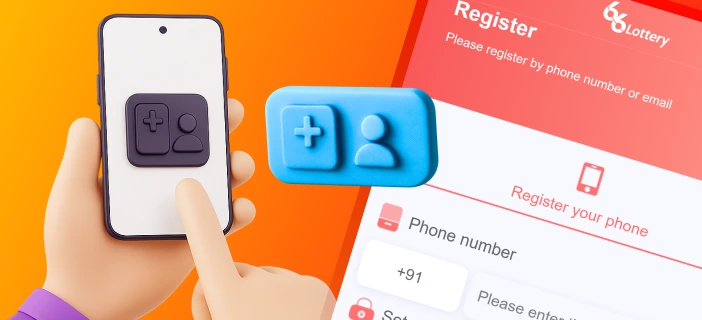 how to register or login on 66 lottery